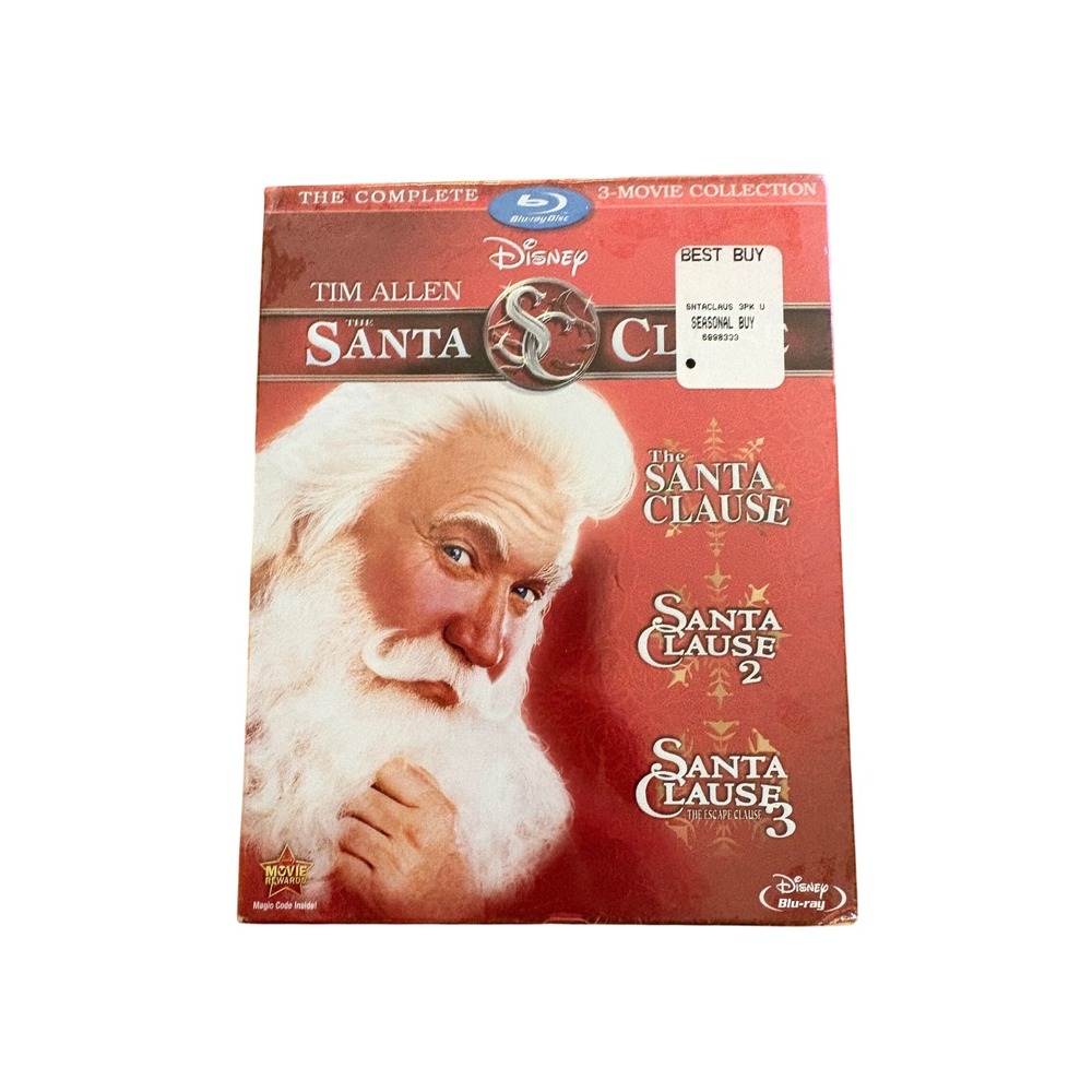 Disney‎ The Santa Clause 3-Movie Collection Blu-ray Tim Allen Trilogy New Sealed